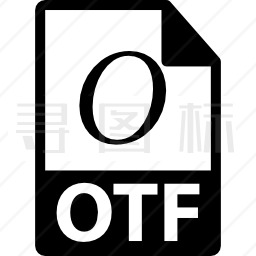 OTF文件格式扩展图标