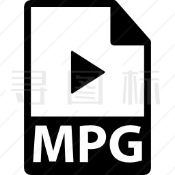 MPG文件格式图标