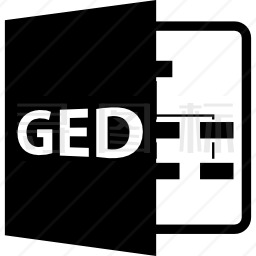 GED打开文件格式图标