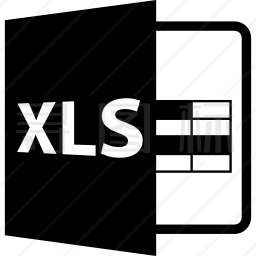 XLS开放文件格式图标