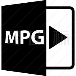 MPG打开文件格式图标