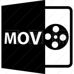 MOV文件格式符号图标