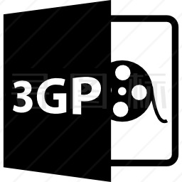 3GP文件格式符号图标