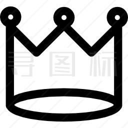 皇家王冠简易设计图标