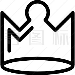 王冠轮廓图标 有svg Png Eps格式 寻图标