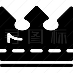 王冠剪影图标 有svg Png Eps格式 寻图标