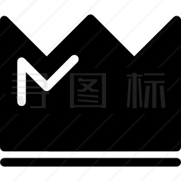 皇冠黑色图标