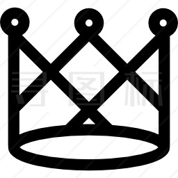 纵横交错的皇冠图标