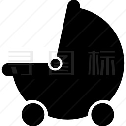 婴儿童车运输图标