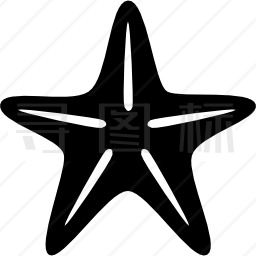 海星五角星形图标