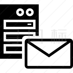 电子邮件大纲服务器图标