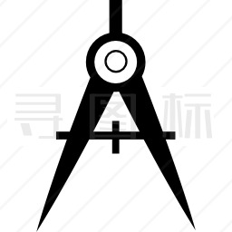 圆规工具变型图标