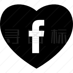 心与社会媒体脸谱网标志图标