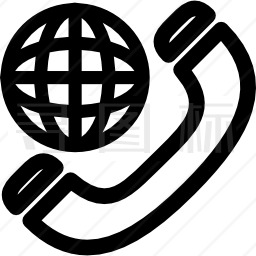 国际电话符号大纲图标