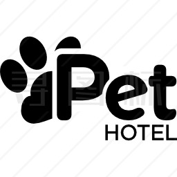 宠物标识牌酒店图标