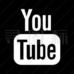 广场上的YouTube徽标图标