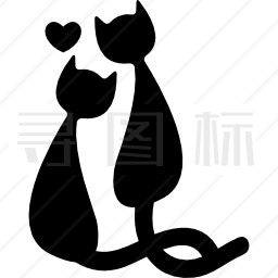 恋爱中的猫图标