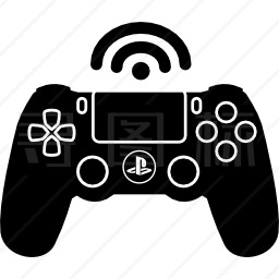 PS4无线游戏控制图标