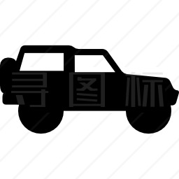 4X4探险散装运输侧视图标