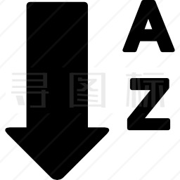 字母顺序从A到Z图标