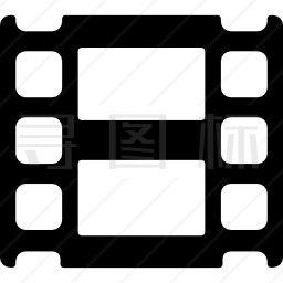 电影符号的电影带图标