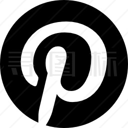 Pinterest圆形标志符号图标