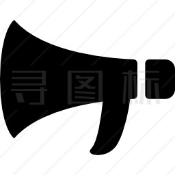 扩音器轮廓图标