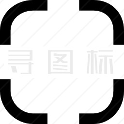 圆方角轮廓图标