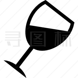 葡萄酒饮料杯图标