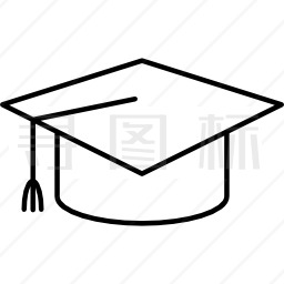 毕业帽子图标