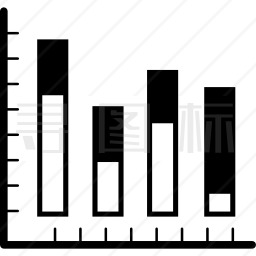多变量杆数据图形图标