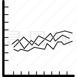 多变量线图形图标