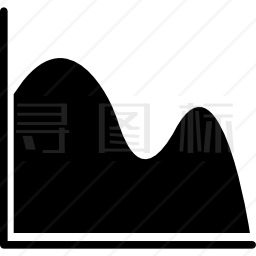 连续数据图形波形图图标