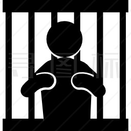 监狱中的罪犯图标