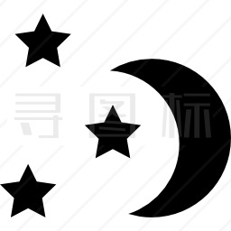 夜月星辰图标