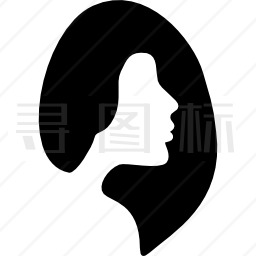 女性发廊符号图标