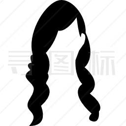 长女黑发图标