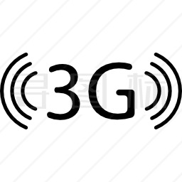 3G信号电话接口符号图标