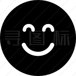 表情符号：闭着眼睛的笑脸图标