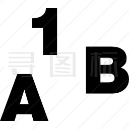 字母教育图标