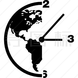 地球时间符号图标