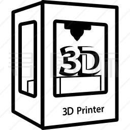 3D打印机符号图标