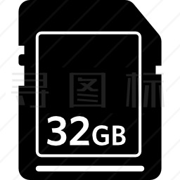 32 GB照片卡图标