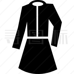 女装外套黑色套装图标