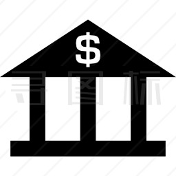 美元符号银行图标
