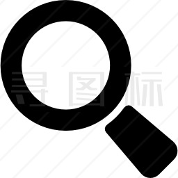 缩放或搜索界面放大镜工具符号图标