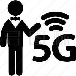 5G标志和一个人图标