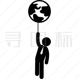 国际商人拥有世界一流的气球图标