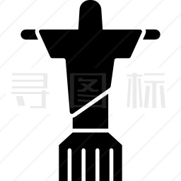 巴西救世主基督雕像图标