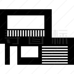 房屋正面图标